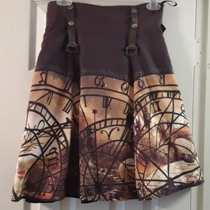 Steampunk style japanese skirt